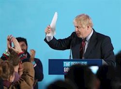 Johnson proclama que el pueblo británico ha votado de forma "irrefutable" e "indiscutible" por el Brexit