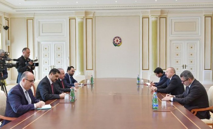   Ilham Aliyev recibe a Mustafa Şentop-  Actualizado    