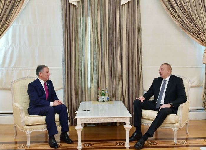   Ilham Aliyev recibe al presidente del parlamento de Kazajstán –   Actualizado    