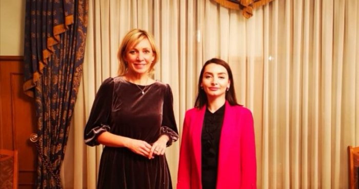 Leyla Abdoullayeva a tenu des consultations avec Maria Zakharova -  PHOTOS  