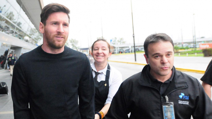 Lionel Messi llegó a Rosario para pasar las fiestas en familia