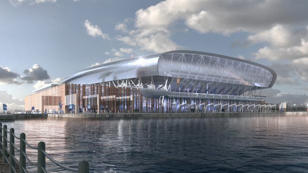   Premier League:   El espectacular estadio que proyecta el Everton en los muelles de Liverpool