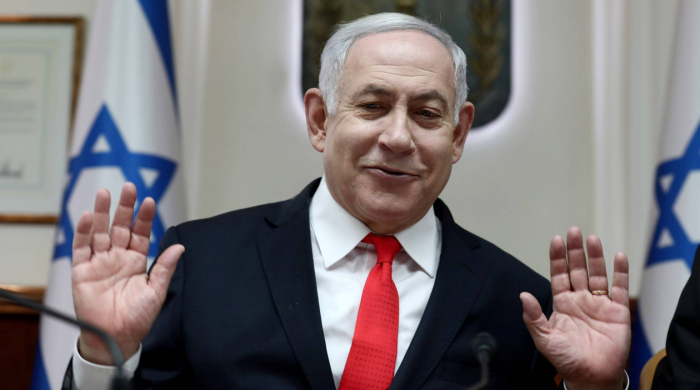 Netanyahu vuelve a ser evacuado de un mitin político por el lanzamiento de un cohete desde Gaza