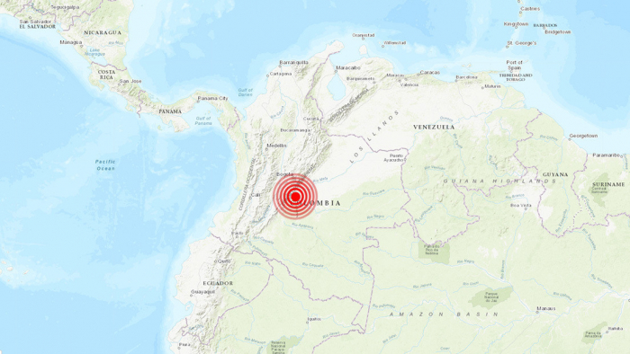 Se registra un sismo de magnitud 4,8 cerca de Bogotá