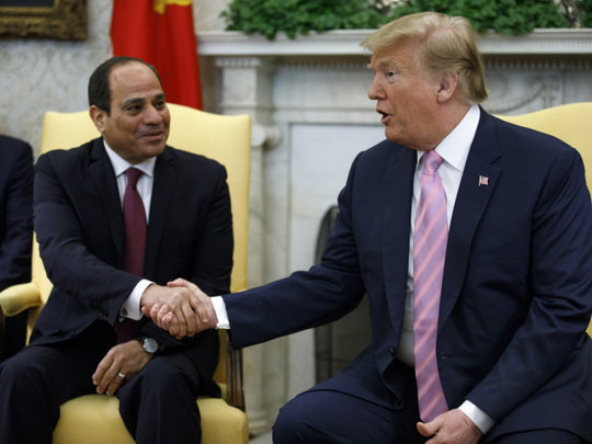   Trump, Egypt