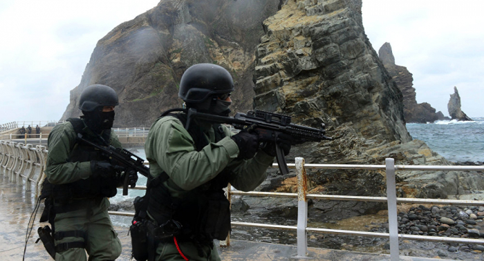 Corea del Sur realiza ejercicios militares en islotes disputados por Seúl y Japón
