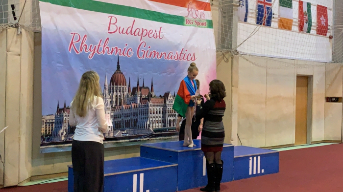  Junior Azerbaijani gymnast wins gold at international tournament in Budapest  