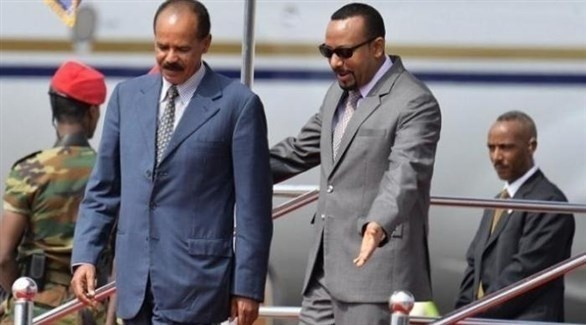 أول لقاء بين آبي أحمد ورئيس إريتريا منذ فوزه بجائزة نوبل