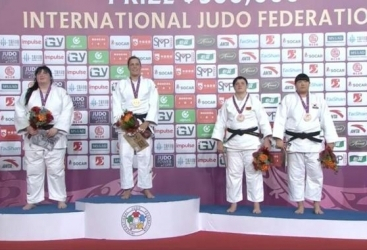   Azerbaijani female judoka takes silver at Qingdao Masters 2019  
