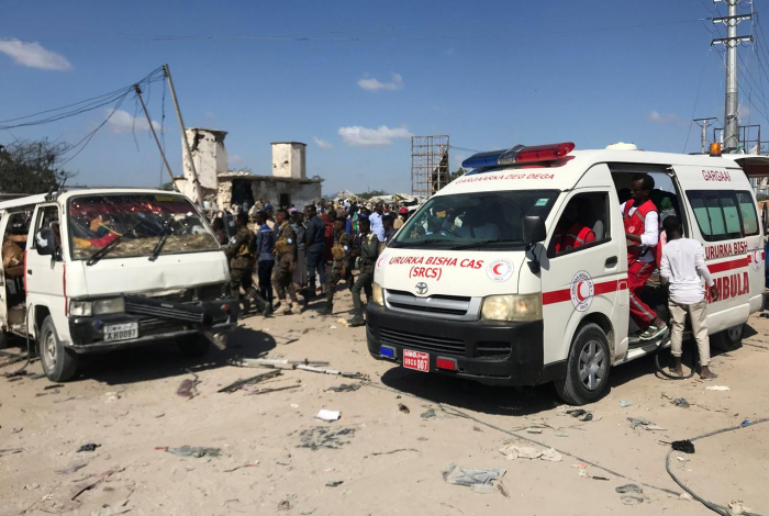 At least 61 people killed in Mogadishu checkpoint blast: ambulance official