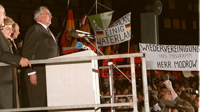 Kohl hält schwierigste Rede seines Lebens