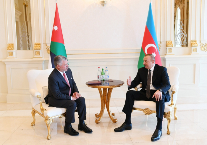   Präsident Ilham Aliyev trifft König von Jordanien   