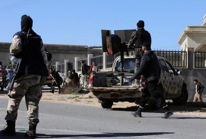 Clashes break out near presidential palace in Libyan capital