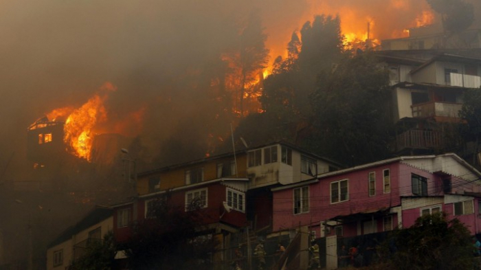 Mindestens 120 Häuser in Valparaiso bei schweren Waldbränden zerstört