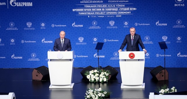   Turkish, Russian presidents inaugurate TurkStream project  