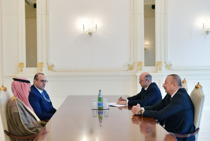  President Ilham Aliyev receives Chairman of Board of ACWA Power and Masdar CEO 