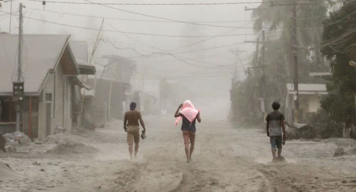 Declaran el estado de calamidad en Filipinas por la erupción volcánica