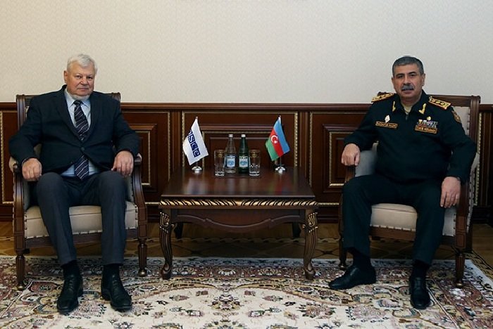  Defense Minister Zakir Hasanov meets with Andrzej Kasprzyk 