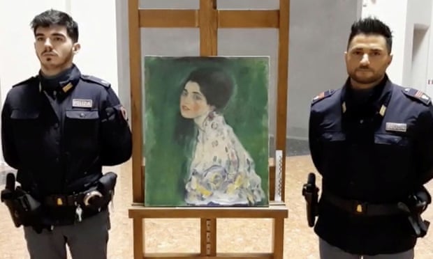 Painting found inside Italian gallery wall confirmed as a Gustav Klimt