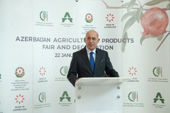   Los productos agrícolas azerbaiyanos se exhiben en Dubai  