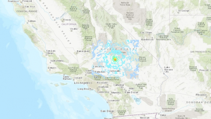 Se registra un sismo de magnitud 4,6 en California