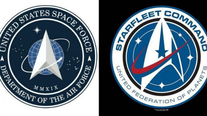 Le logo de la nouvelle Force spatiale américaine rappelle «Star Trek»