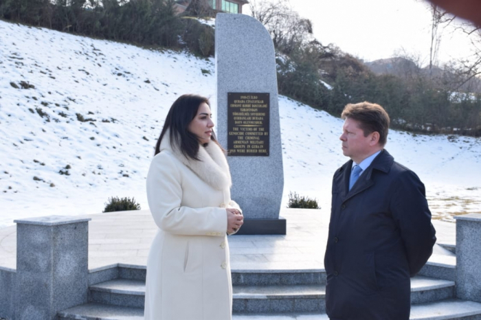   Head of Council of Europe Baku Office visits Guba Genocide Memorial Complex  