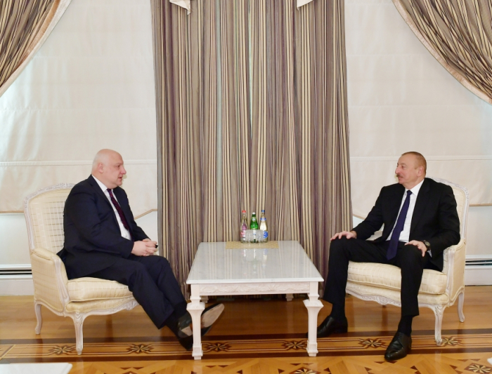   Ilham Aliyev empfängt Präsidenten der OSZE-PV  
