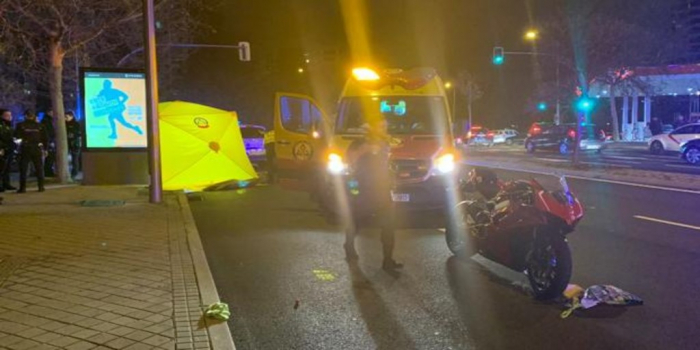 Muere la niña de 3 años que fue atropellada anoche por una motocicleta en Madrid