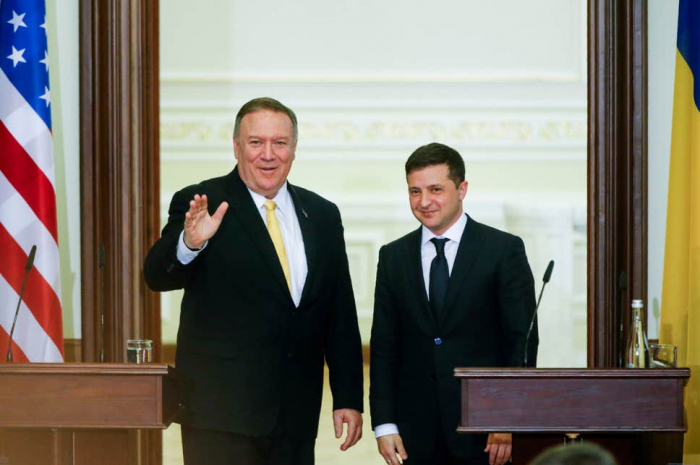 Pompeo denies quid-pro-quo in trip to Kiev