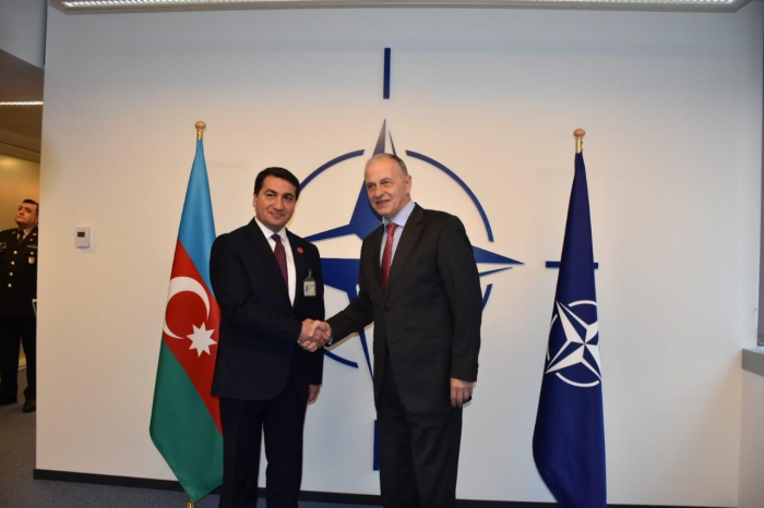   Hikmet Hajiyev visits NATO headquarters   