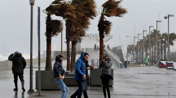 ثلاثة قتلى في إسبانيا بسبب العاصفة غلوريا