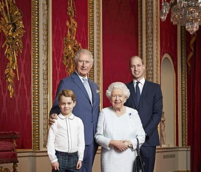 Four generations of UK royal family pose for photo to mark new decade  