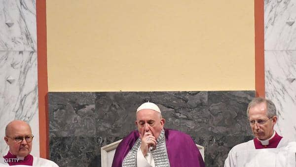 بابا الفاتيكان يلغي ارتباطاته لليوم الثالث بسبب "نزلة برد"