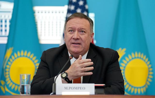 Pompeo urges Kazakhstan to press China over Uighurs