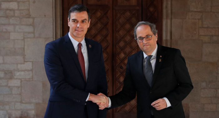   Pedro Sánchez y Quim Torra inician su reunión en Barcelona  