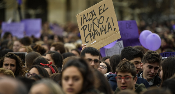   Madrid se tiñe de morado para iniciar un mes de revuelta feminista  