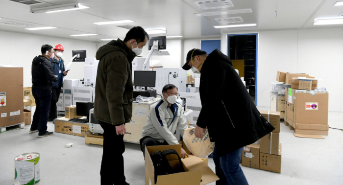     China:   Zweite Corona-Notklinik in Wuhan eröffnet –   Fotos    