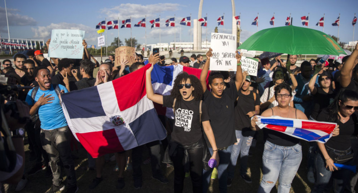 Autoridad electoral de República Dominicana condena gaseo de manifestantes