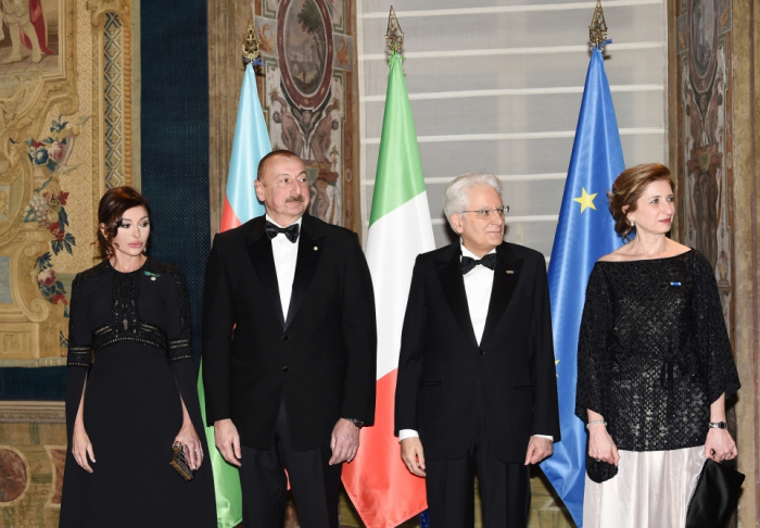   Rome:  un banquet d’Etat en l’honneur du président azerbaïdjanais Ilham Aliyev - PHOTOS
