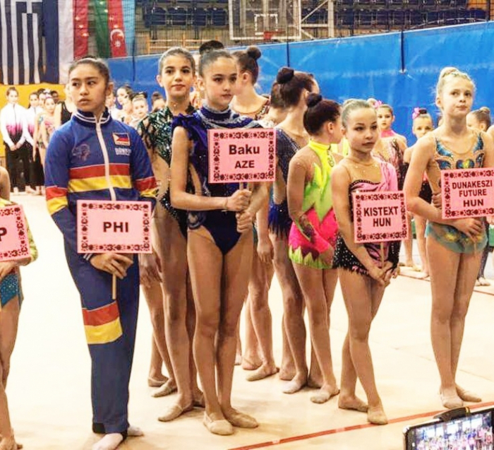   Gimnasta azerbaiyana obtiene el segundo lugar en un torneo celebrado en Hungría  