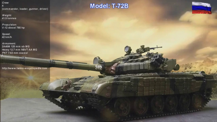 T-72B-Panzer trifft mit Lenkraketen direkt ins Ziel -   Video  