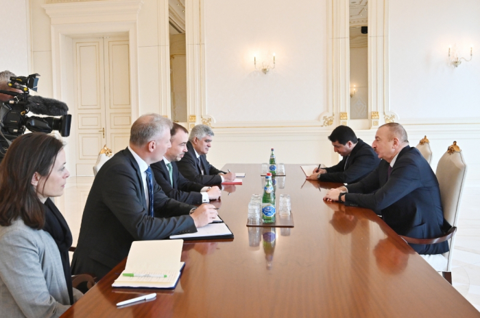  President Ilham Aliyev receives delegation led by EU Special Representative 