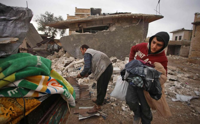   Syrie :   environ 700.000 déplacés dans le nord-ouest depuis décembre, selon un nouveau bilan de l