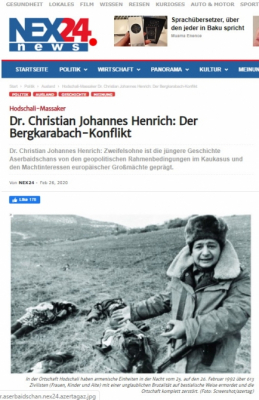   Un investigador alemán habló a nex24.news sobre las atrocidades armenias cometidas en Jodyalí  