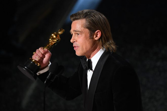   Brad Pitt wins best supporting actor Oscar  