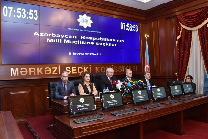   Se celebró una conferencia de prensa en la Comisión Electoral Central con motivo del inicio de las elecciones parlamentarias  