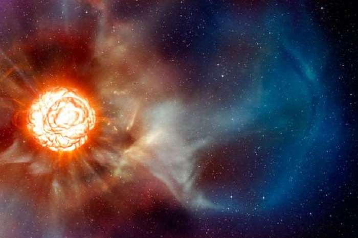A dying star one thousand times bigger than the sun could soon explode