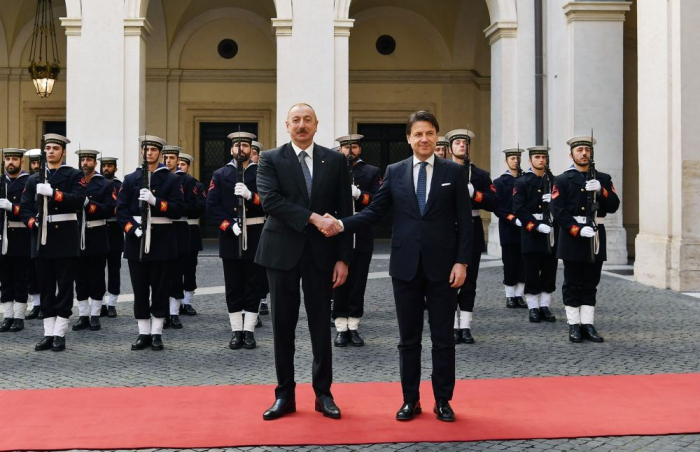   Azerbaijani president meets with president of Council of Ministers of Italy  