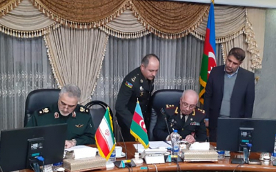   مناقشة التعاون العسكري بين أذربيجان وإيران  
